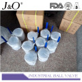 3PC Flanged End Ball Valve with Direct Mounting Pad JIS 10k